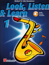 Look, Listen & Learn 1 - Alto saxophone + Audio Access Included